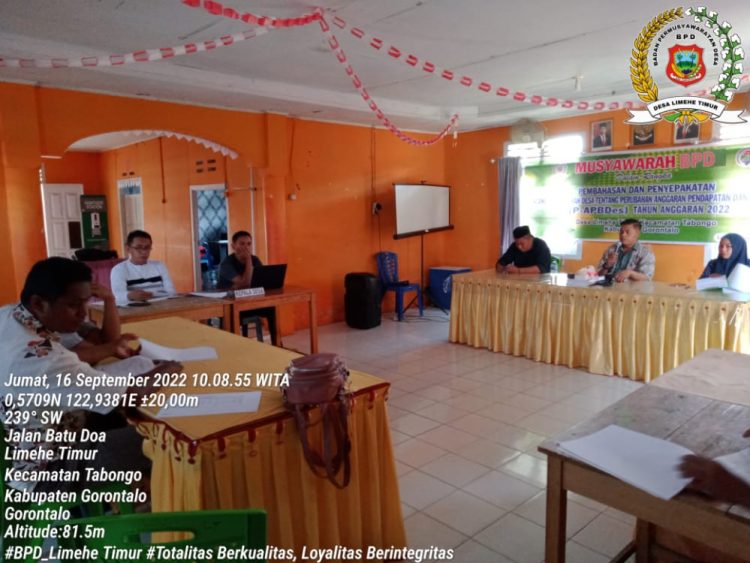 Rapat Bersama Pemdes Bahas Perubahan Anggaran, RA Marah dan Lempar Dokumen