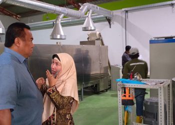 RG Kunjungi Pabrik Beras Fortifikasi, Roman Nasaru Meyakini Produk Ini Bisa Dikembangkan di Gorontalo
