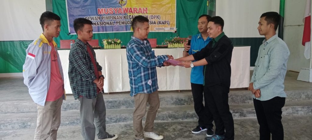 Muscam KNPI Bilato, Ghaffar Becelebo Terpilih Secara Aklamasi