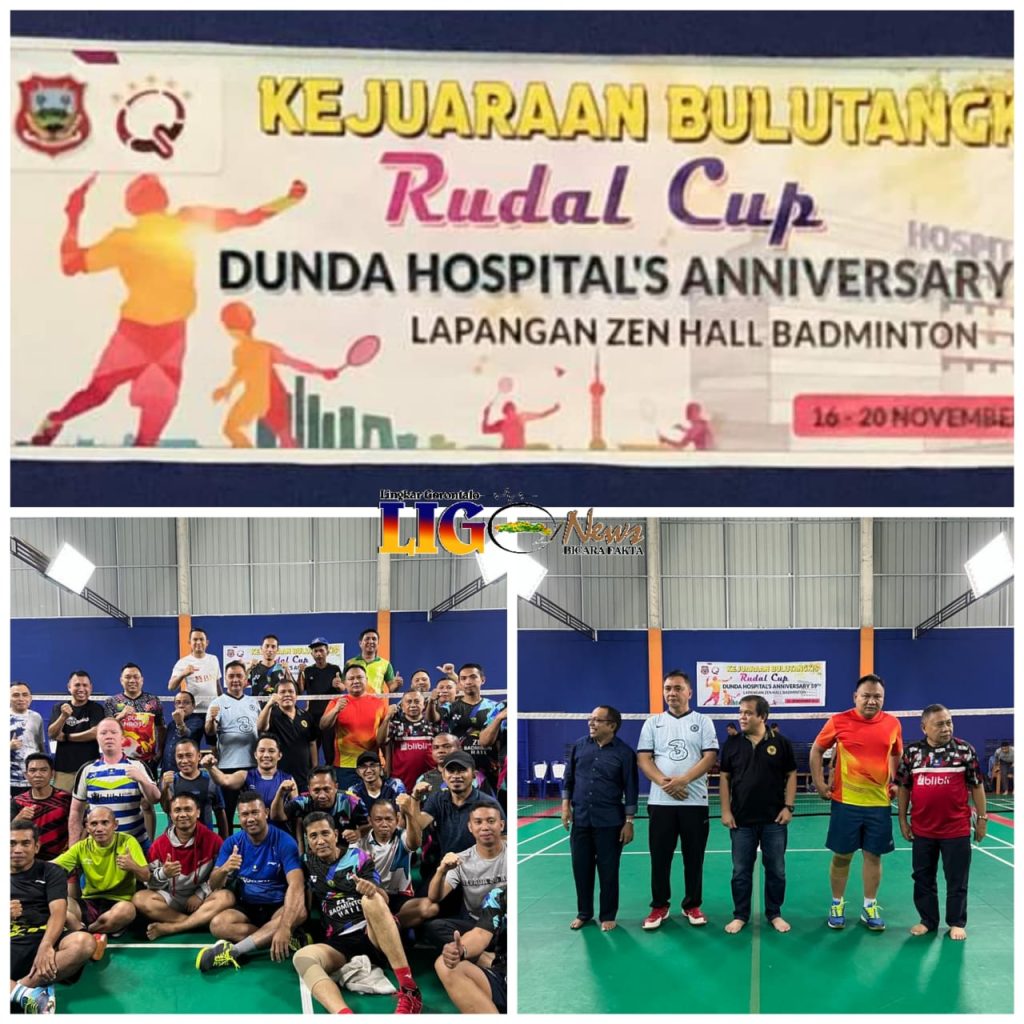 Meriahkan HUT Ke-59, Dirut RSUD MM Dunda Gelar Kejuaraan Bulutangkis “Rudal” Cup