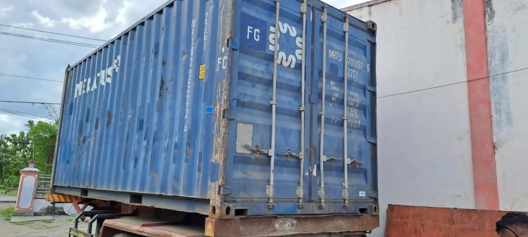 Diduga Satu Kontainer Bermuatan Batu Hitam Ditemukan di Kabupaten Gorontalo