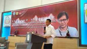 Wujudkan Pendidikan Bermutu di Gorontalo, RA dan UG Datangkan Rocky Gerung