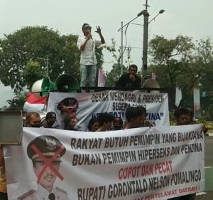 AMMPD Gelar Demo di Kemendagri, Desak Copot Bupati Nelson