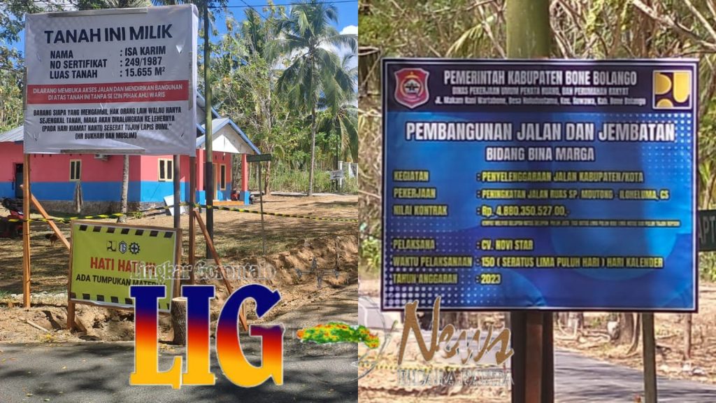 Belum Dibayarkan, Ahli Waris Larang Pemda Bone Bolango Lanjutkan Proyek Pelebaran Jalan
