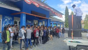 Demo di Kantor Perumda Tirta Bulango,  APMRB Minta Direktur Mundur Dari Jabatanya.