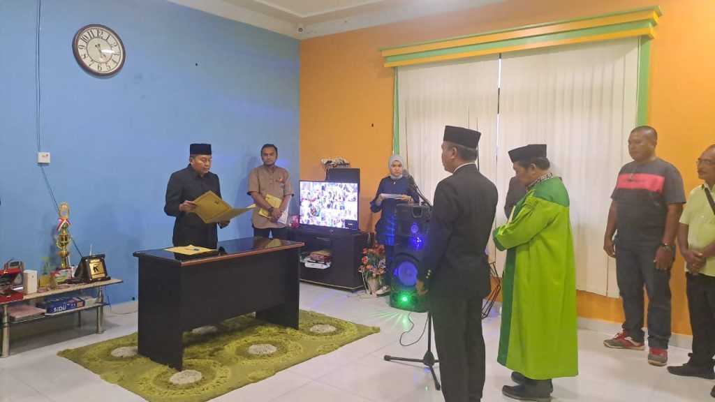 Dirut Perumda Tirta Limutu Resmi Melantik Udin Ishak Sebagai Manager Pemasaran