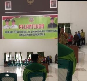 Wabup Hendra Mengamuk Saat Pelantikan Pejabat Struktural Dihadapan Bupati Nelson