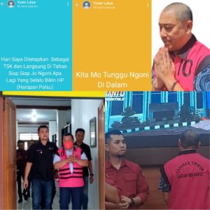 Status WhatsApp Yusar Laya “Kita Motunggu Ngoni Di Dalam” Terbukti, HP Masuk Bui