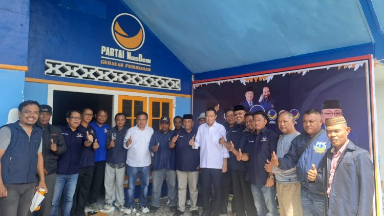 Dikawal 19 Ketua DPC, Prof RA Resmi Daftar Bacabup di DPD NasDem Gorontalo