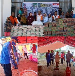 Terima Bantuan Untuk Korban Banjir, Kadinsos Sagita Wartabone : Terima Kasih Semua Pihak