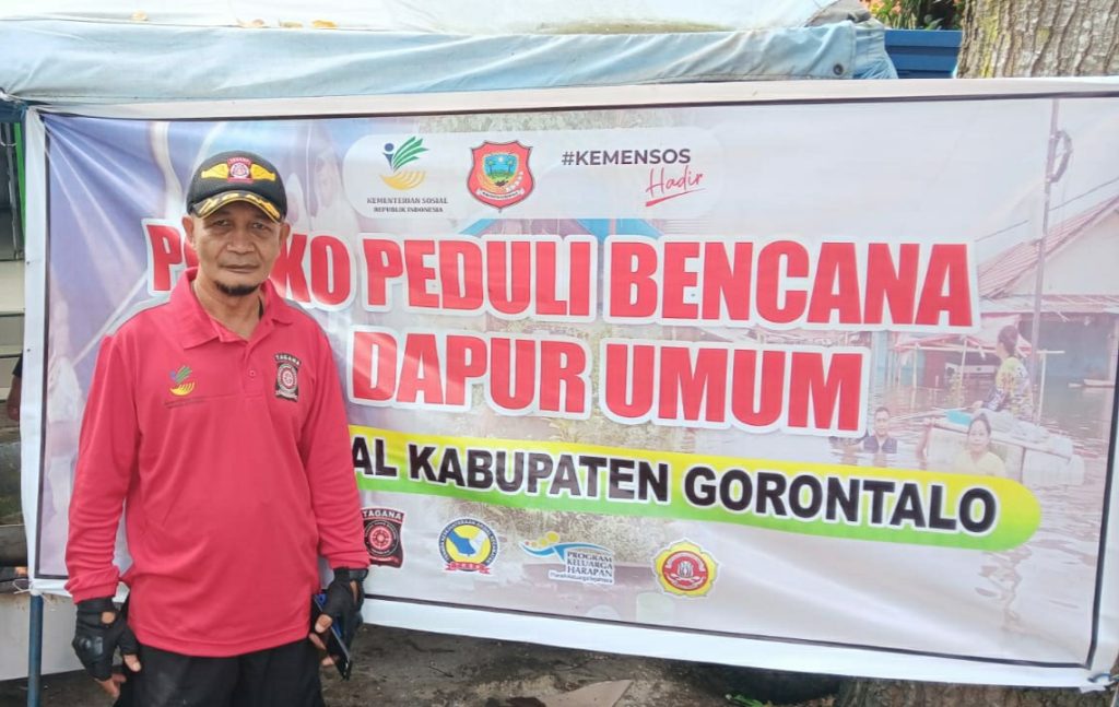 Peduli Terhadap Bencana Alam, Beny Ishak Apresisasi Pemrov dan Dinsos Gorontalo