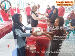 Korban Luapan Air Danau Dapat Bantuan dari Dinsos dan Kesehatan Pemprov Gorontalo