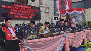 40 Aleg Resmi Dilantik, Zulfikar dan Roman Pimpinan Sementara DPRD Kabupaten Gorontalo