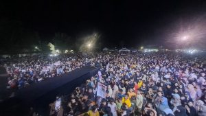 Pecah! Ribuan Warga Padati Lapangan li Kada Kabila, dr. Shanty Yakin Paslon Nelson – Kris Menang