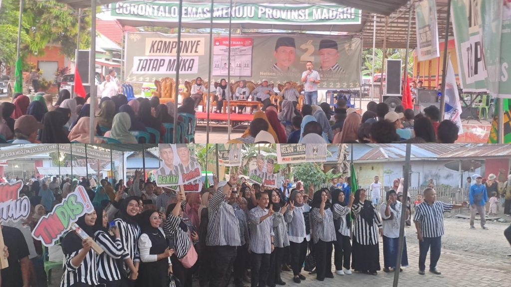 “Baba Asap” Ratusan Masyarakat Padati Kampanye Nelson – Kris di Tolangohula