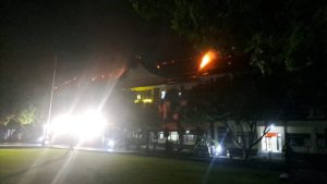 Breaking News! Dini Hari Polda Gorontalo Terbakar