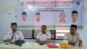 DPC Gemira Gorontalo Gelar Rapat Perdana, Gafar Tamutu Siap Kawal Program Partai Gerindra