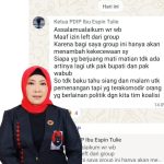 Ketua DPC PDIP Kabgor Keluar Grup, Benarkah Koalisi ST12 Bubar ?