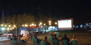 Nobar Piala Dunia 2026 di Bapenda Gorontalo bersama layanan pajak dan UMKM lokal | Foto (Istimewa)