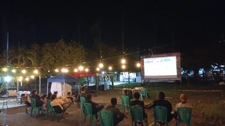 Nobar Piala Dunia 2026 di Bapenda Gorontalo bersama layanan pajak dan UMKM lokal | Foto (Istimewa)