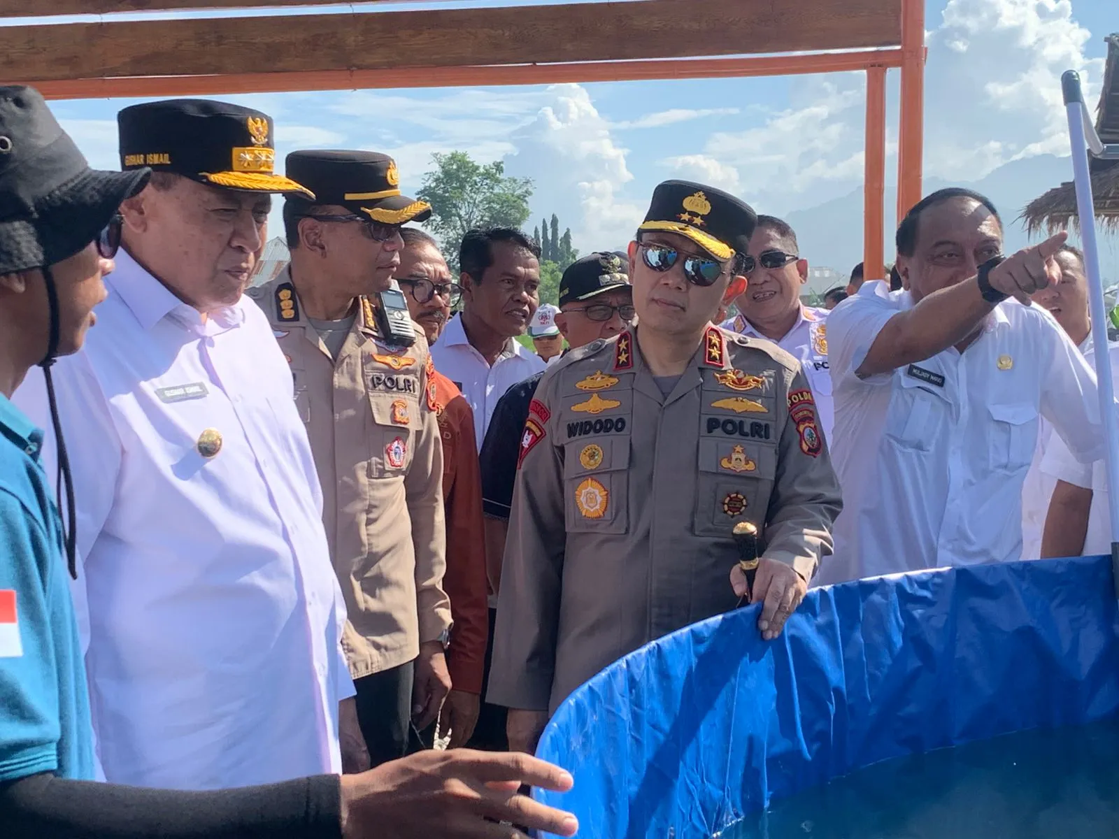 Gubernur Gusnar Ismail Bersama Forkopimda Meninjau lokasi penas Ke XVII