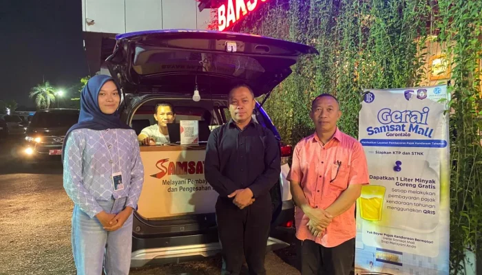 Bayar PKB via QRIS di Mall Gorontalo Dapat Bonus 1 Liter Minyak Goreng